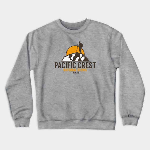 PACIFIC CREST TRAIL HIKING Crewneck Sweatshirt by heybert00